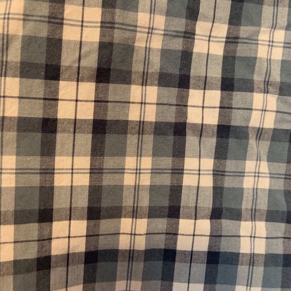 Columbia Men's Short Sleeved Plaid Button Down Shirt Blue White Size XL - Picture 5 of 12